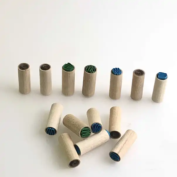 Custom wooden filter tips with paper filter | Archibald